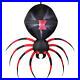 Black Spider 6.9′ Inflatable Halloween Decor Light Tethers Stakes Self Inflates