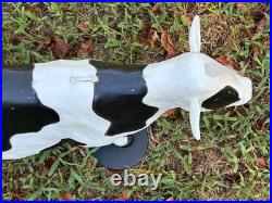 Black & White Cow Nativity Blow Mold l Union Don Featherstone