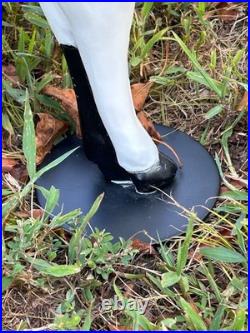 Black & White Cow Nativity Blow Mold l Union Don Featherstone