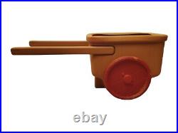 Blow Mold 1994 Don Featherstone Elephant & Cart Planter Union Products Vintage