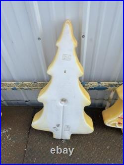 Blow Mold Gingerbread Tree Christmas Colors With Icing Union Featherstone