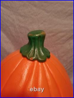 Blow Mold Halloween Pumpkin Don Featherstone 22 Tall