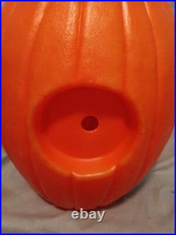 Blow Mold Halloween Pumpkin Don Featherstone 22 Tall