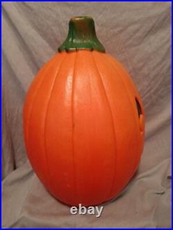 Blow Mold Halloween Pumpkin Don Featherstone 22 Tall