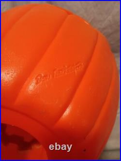 Blow Mold Halloween Pumpkin Don Featherstone 22 Tall