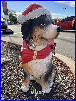 Blow Mold LED 2.5 FT Christmas St Bernard Dog Bernese Mountain Golden Doddle