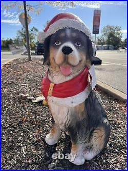 Blow Mold LED 2.5 FT Christmas St Bernard Dog Bernese Mountain Golden Doddle
