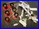 Blow Mold Light cords RED Plates full size Socket General Foam NEW LOT OF 6