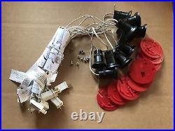 Blow Mold Replacement Light cords RED Plates Socket General Foam NEW LOT OF 10