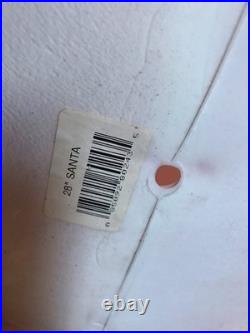 Blow Mold Vintage Santa Drainage Industries New Old Stock 28 Inches