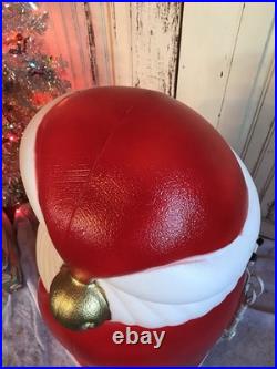 Blow Mold Vintage Santa Drainage Industries New Old Stock 28 Inches