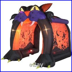 CAT TUNNEL Archway Swirling Kaleidoscope Light Effect Halloween Inflatable NIB
