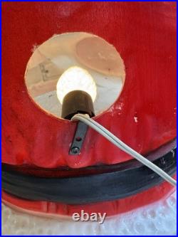 CHRISTMAS BLOW MOLD SANTA CLAUS Large 43 NAUGHTY LIST VINTAGE UNION TESTED