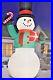 COLOSSAL 20ft Airblown Snowman Yard Inflatable 20′ Christmas Lighted HUGE New