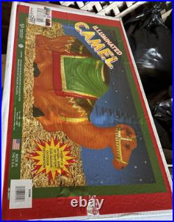 Camel Illuminated Christmas Camel Yard Decoration, Plastic, C3780