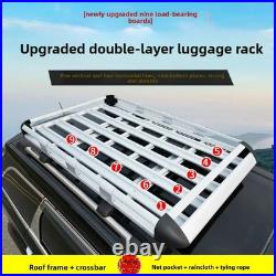 Car Roof Rack Basket Luggage Frame for Off-road SUV Travel