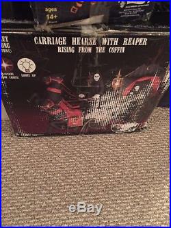 Carraige Reaper Rising From The Coffin Gemmy Inflatable Rare! Hard To Find