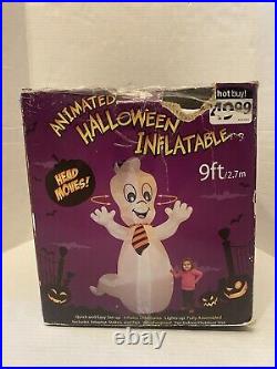 Casper The Friendly Ghost Head Moves Animated Halloween Inflatable 9ft Works