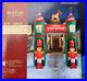 Christmas 12′ Tall Airblown Inflatable Santa’s Toy Shop Archway Lighted