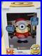 Christmas Gemmy 9 ft Tall Light Up Minion Stuart Happy Holidays Inflatable EUC