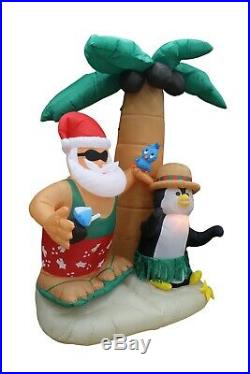 Christmas Inflatable Air Blown Blowup Decoration Santa Claus Penguin Palm Tree