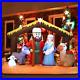 Christmas Inflatable Decoration 6.5 ft Scene Inflatable With Build-in LEDs NEW