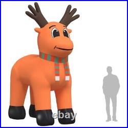 Christmas Inflatable Reindeer with LEDs 196.9