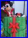 Christmas Mickey Mouse & Minnie 6′ AirBlown Inflatable Animated Present Gemmy