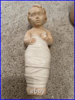 Christmas Nativity Blow Mold Set Poloron NO LIGHTS Tabletop