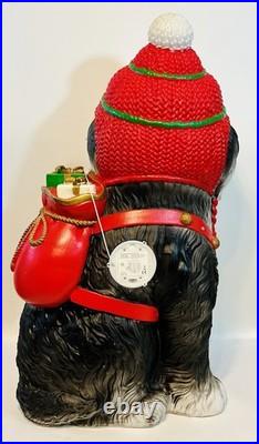 Christmas Santa Sheep Dog Colored LED Lights Blow Mold EXCELLENT CONDITION