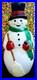 Christmas Snowman Blow Mold 39Tall Empire O24636 U S. A. 1990 No Cracks/No Holes