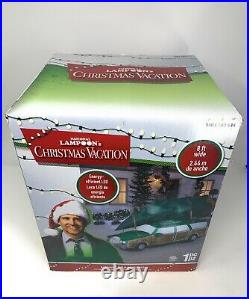 Christmas Vacation 8' Inflatable Griswold Family Station Wagon withTree LED Lights