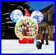 Christmas Video Projecting 8′ Disney Musical Snow Globe Airblown Inflatable Yard