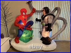 Christmas inflatable gemmy airblown marvel ultimate spiderman dr octo