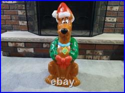 Cracker Barrel 24 Cartoon Scooby Doo Lighted Christmas Blow Mold Decoration