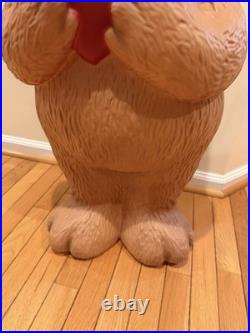 Cracker Barrel 3 Ft Valentine Bear Hugging Heart Blow Mold Valentine's Day Decor