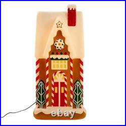 Cracker Barrell Gingerbread House Blow Mold Christmas Decor Illuminated 24in
