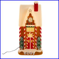 Cracker Barrell Gingerbread House Blow Mold Christmas Decor Illuminated 24in