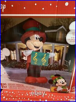DISNEY MICKEY MOUSE COLOSSAL AIRBLOWN INFLATABLE 14.5FT Caroler GEMMY GIANT