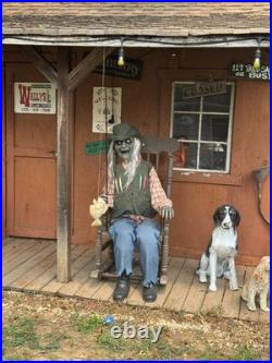 Dead Water Swamp Fisherman Home Depot 6.5 ft. Animated LED Rocking ...