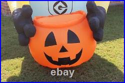 Despicable Me Halloween Minion Carl Airblown Inflatable 8 1/2 Feet & Box Gemmy