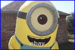 Despicable Me Halloween Minion Carl Airblown Inflatable 8 1/2 Feet & Box Gemmy