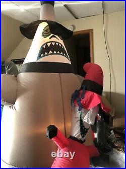 Disney 7.6 ft Nightmare Before Christmas Mayor withLock Shock & Barrel Inflatable