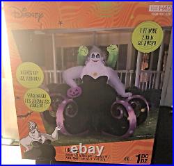 Disney 7 ft. Wide Ursula with Moving Eels Inflatable LED Animated New Gemmy