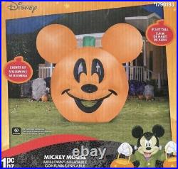 Disney 9.5 ft Halloween Mickey Mouse Jack-O'-Lantern Pumpkin Inflatable 1790198