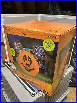 Disney 9.5 ft Mickey Mouse Halloween Jack O Lantern Pumpkin Inflatable Brand New