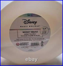 Disney Christmas Mickey & Minnie Mouse 24 Lit Blow Mold SET NEW 2024 LOWES
