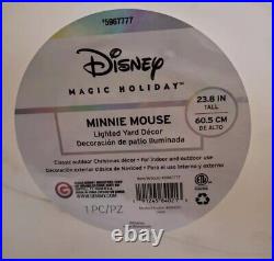 Disney Christmas Mickey & Minnie Mouse 24 Lit Blow Mold SET NEW 2024 LOWES