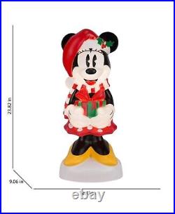 Disney Christmas Mickey & Minnie Mouse 24 Lit Blow Mold SET NEW 2024 LOWES