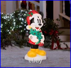 Disney Christmas Mickey & Minnie Mouse 24 Lit Blow Mold SET NEW 2024 LOWES